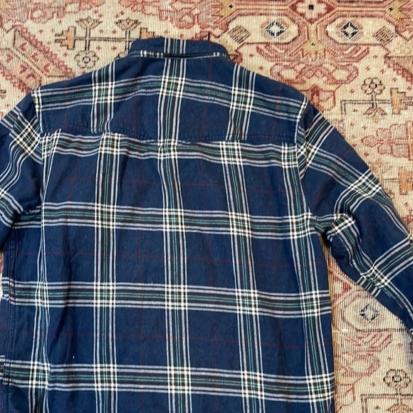 life/after/denim | Mens plaid button down top large blue - Picture 8 of 8